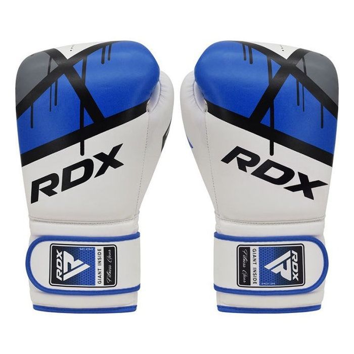 Боксерские перчатки RDX F7 Ego Blue 12 унцій (BGR-F7U-12oz) изображение 3