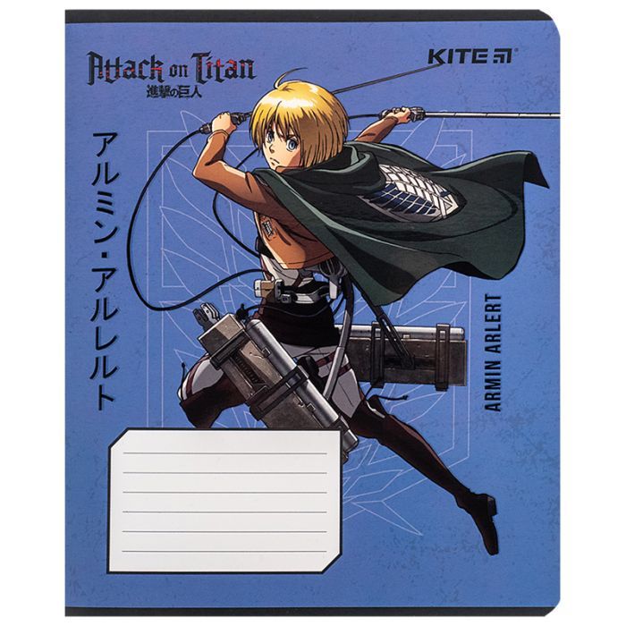 Зошит Kite Attack on Titan, 12 аркушів, лінія (AT24-234) зображення 10