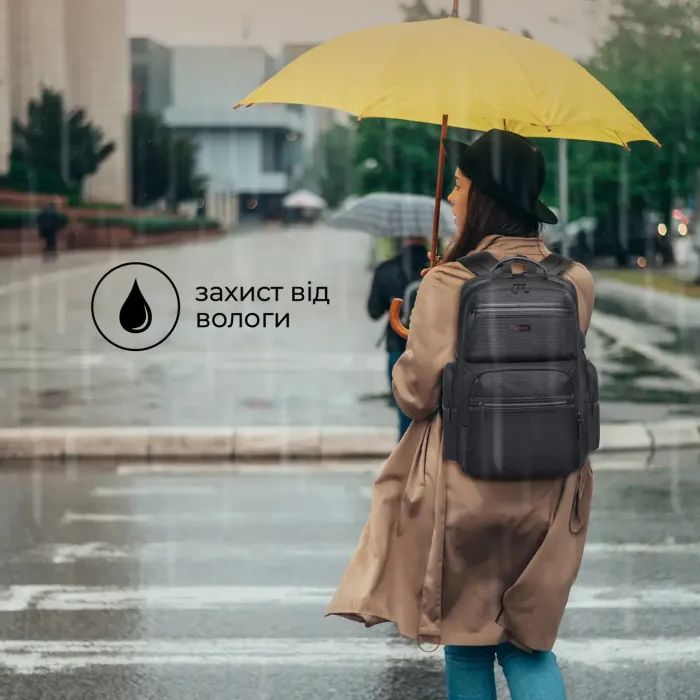 Рюкзак для ноутбука Promate 15.6" ElitePack-Pro Black (elitepack-pro) изображение 8