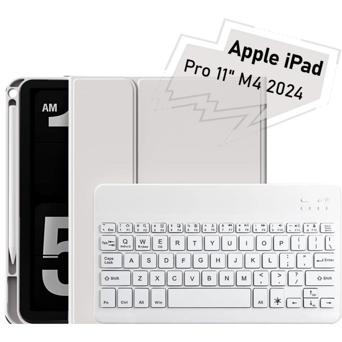 Чехол для планшета BeCover with keyboard Apple iPad Pro 11" M4 2024 Gray (712999)