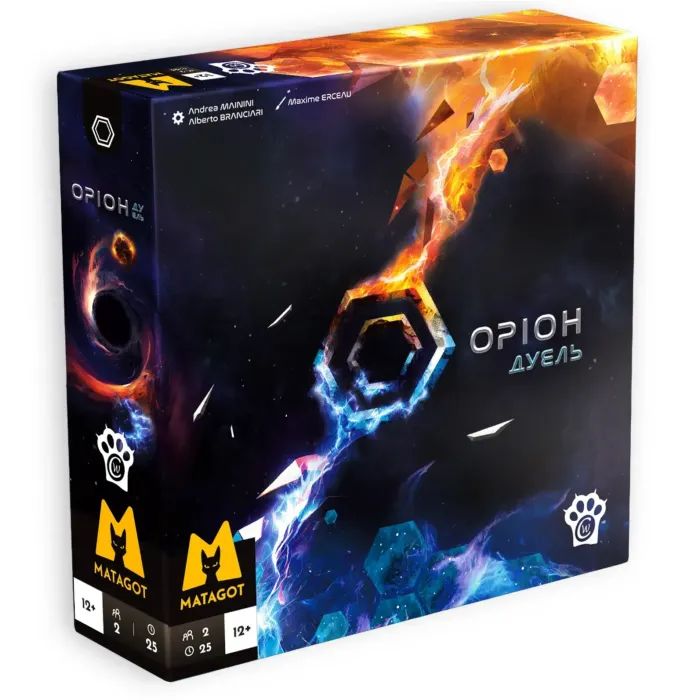 Настольная игра WoodCat Орион Дуэль (Orion Duel) (укр.) (ВР_ОД)