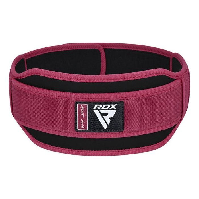 Атлетичний пояс RDX RX5 Double Belt неопреновий Pink XS (WBD-RX5P-XS) зображення 4