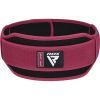 Атлетический пояс RDX RX5 Double Belt неопреновий Pink S (WBD-RX5P-S) изображение 4
