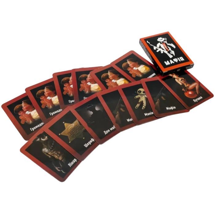 Настольная игра Fun Games Shop Мафия пластиковая (укр.) (58263) изображение 5