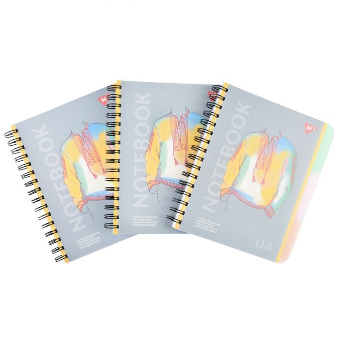 Блокнот Yes А5 Notebook UA 144 листа пластиковая обложка (681951) изображение 2