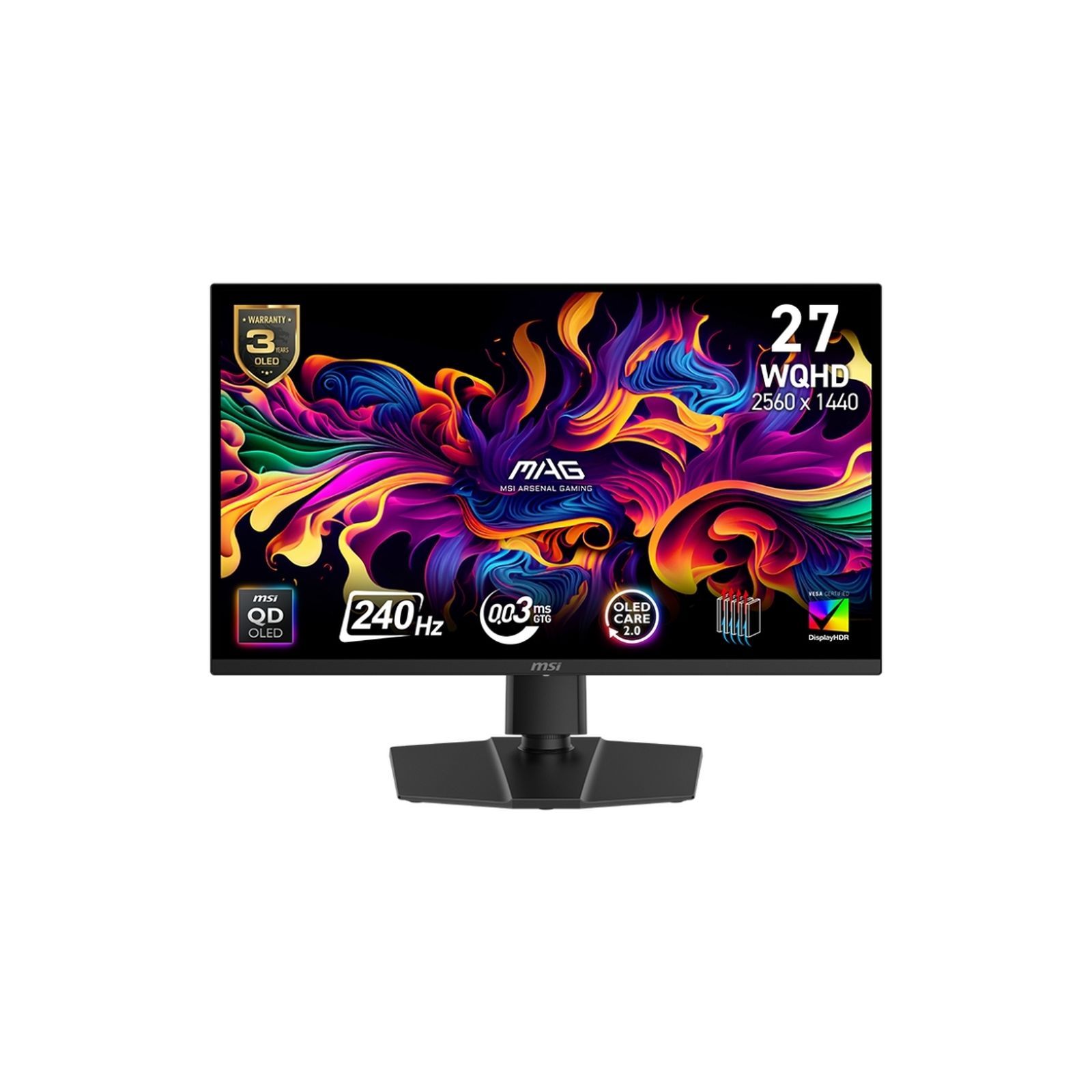 ᐈ Купить монитор MSI MAG 271QP QD-OLED X24 в Киеве и Украине