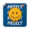 Блокнот Yes 110x110 мм 80 листов на спирали Melt smile клетка (151815)