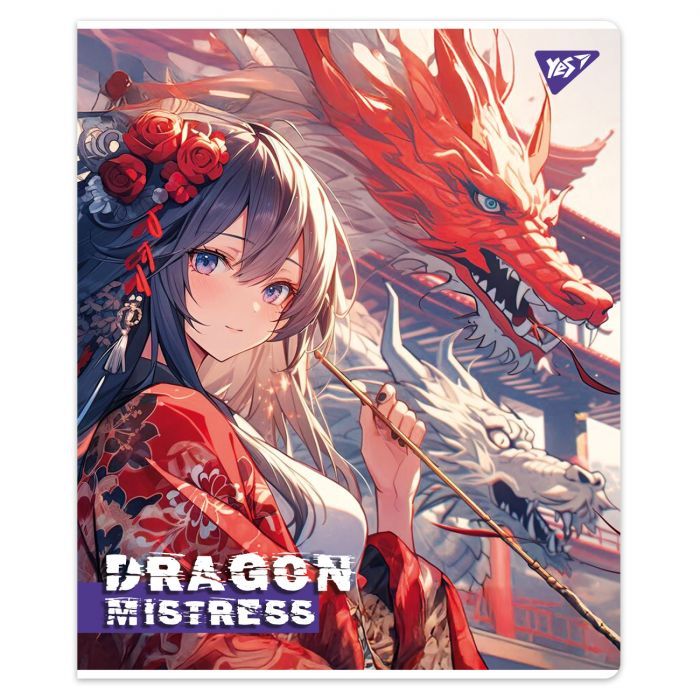 Зошит Yes Dragon mistress А5 18 аркушів клітинка (767516) зображення 6