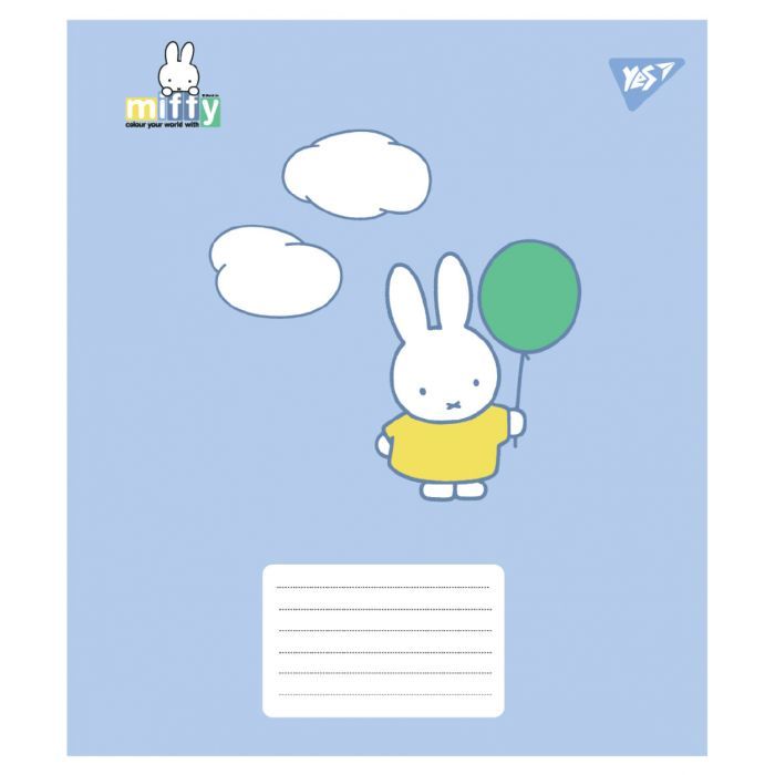 Зошит Yes Miffy Playfull А5 12 аркушів коса лінія (767633) зображення 6