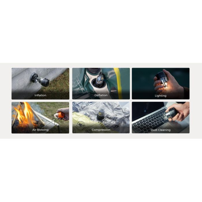 Фонарь Flextail Max Pump 3 з функцією насосу чорний (MP3G650-BK-i) изображение 8