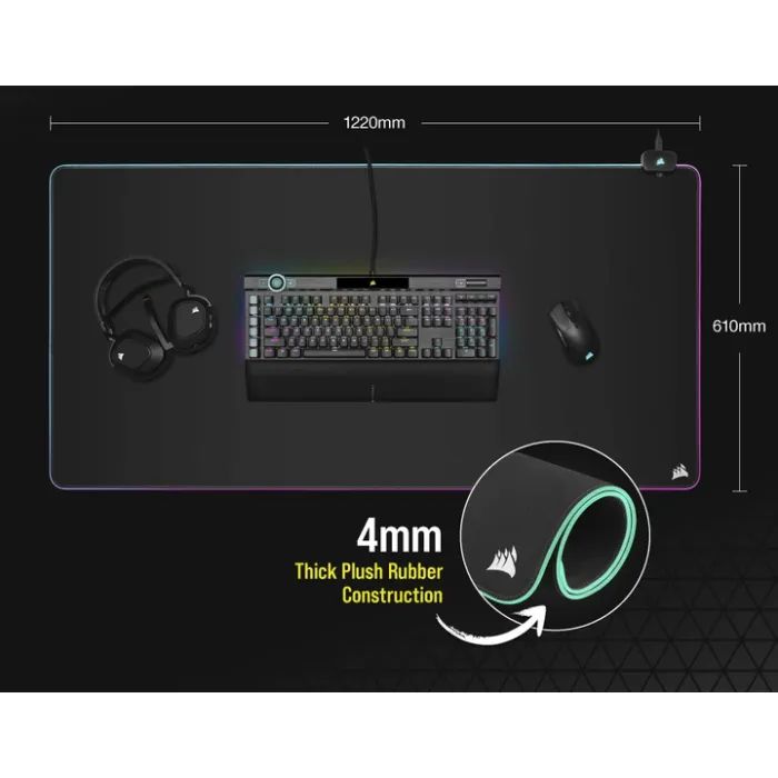 Коврик для мышки Corsair MM700 RGB 3XL (CH-9417080-WW) изображение 7
