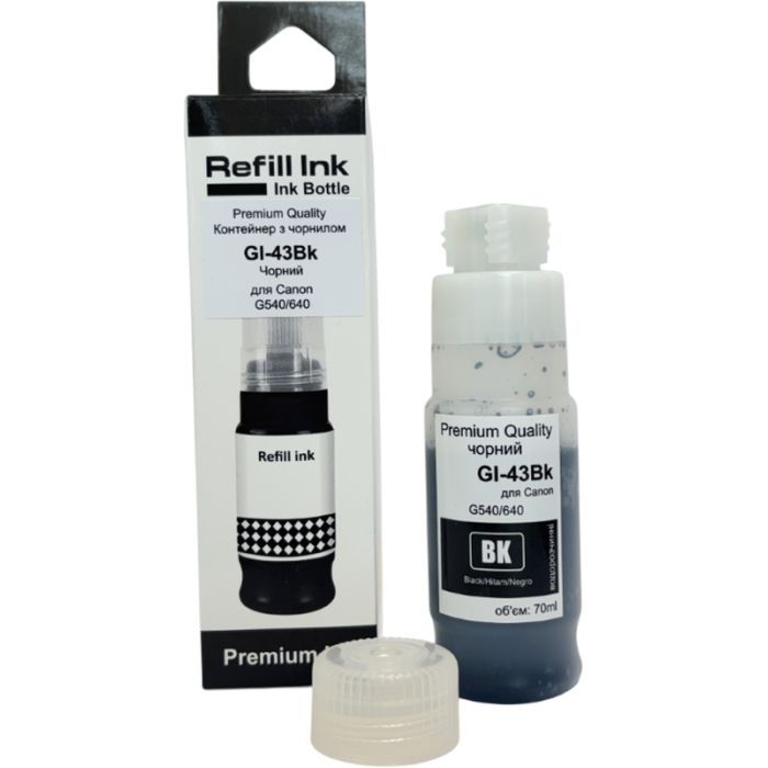 Чорнило Premium Quality Canon GI-43 70мл Black 4698C001 (70264927)