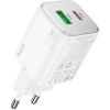 Зарядное устройство HOCO N41 Almighty 1xUSB-C PD20W + 1xUSB QC3.0 White (6942007617031) изображение 2