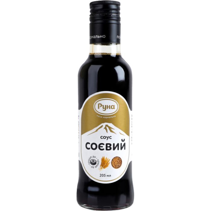 Соус Руна Соєвий Класичний 205 мл (4820267040511)