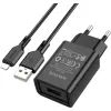 Зарядное устройство BOROFONE BA68A Glacier USB + cable USB to Lightning 10.5W Black (6974443385687) изображение 2