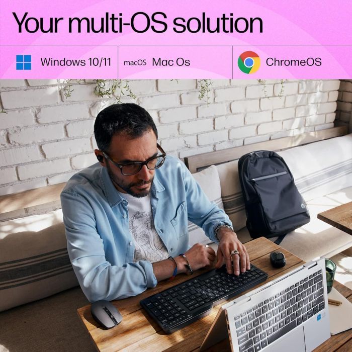 Клавиатура HP 460 Multi-Device Bluetooth UA Black (7N7B8AA) изображение 7