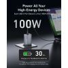 Зарядное устройство Anker GaNPrime 100W 2xUSB-C PD + 1xUSB-A Foldable Silver (A2688341) изображение 3