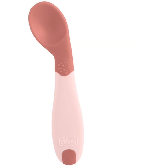 Набір дитячого посуду Chicco Ложка First Spoon 8 м+ (блакитна) (16100.20)