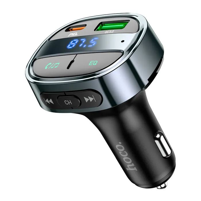 FM модулятор HOCO E70, Black, Box