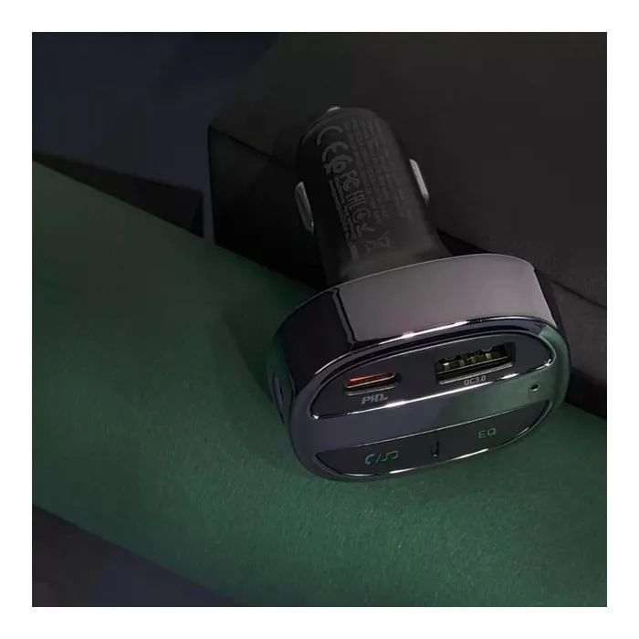 FM модулятор HOCO E70, Black, Box изображение 7