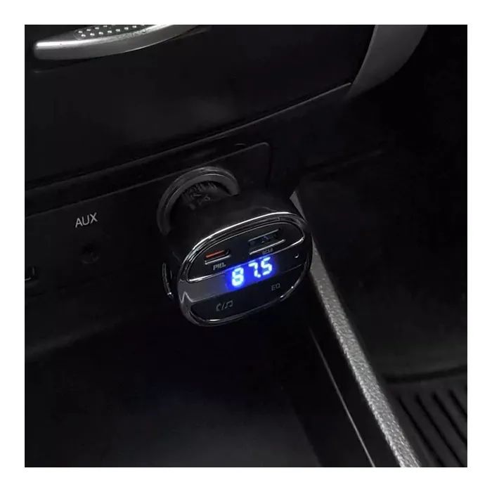 FM модулятор HOCO E70, Black, Box изображение 9