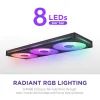 Кулер до корпусу NZXT F420 RGB Core Fan (Single Frame) - Black (RF-U42HF-B1) зображення 5