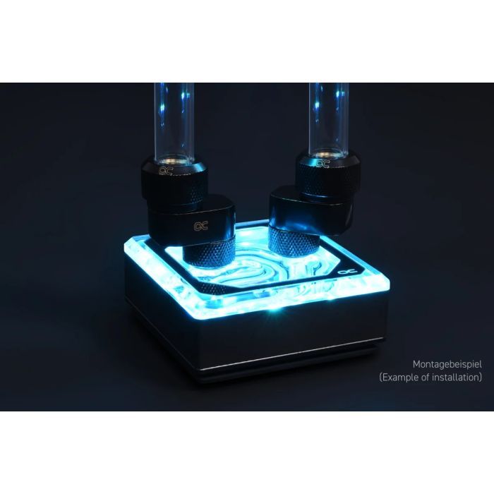 Фітинг для СРО Alphacool Eiszapfen 16mm off set fitting rotatable - chrome (17602) зображення 4