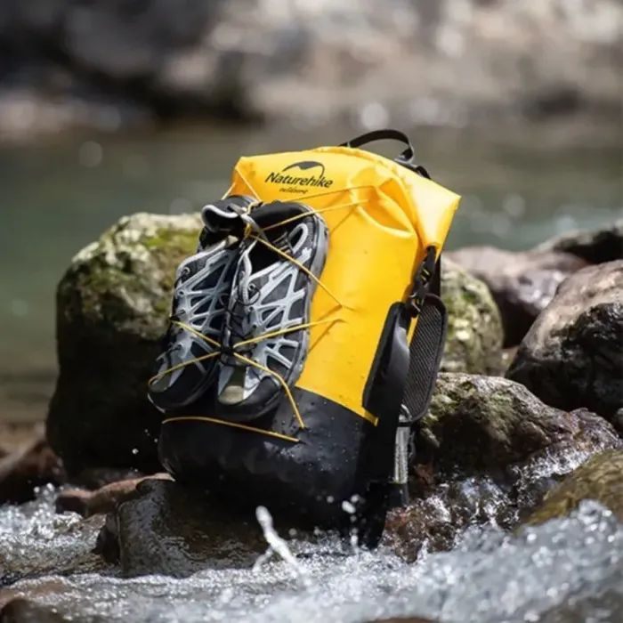 Рюкзак туристичний Naturehike водонепроникний NH21FSB04, 40л, жовтий (6927595788257) зображення 10