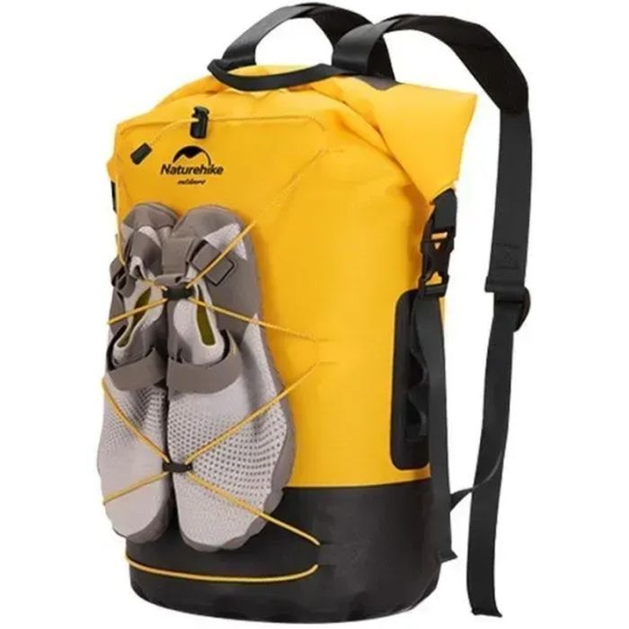 Рюкзак туристичний Naturehike водонепроникний NH21FSB04, 40л, жовтий (6927595788257)