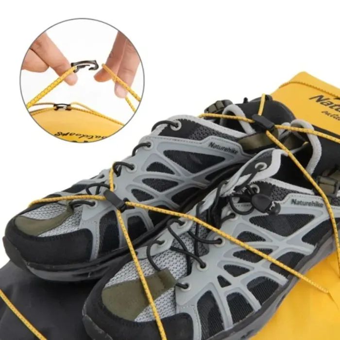 Рюкзак туристичний Naturehike водонепроникний NH21FSB04, 40л, жовтий (6927595788257) зображення 4