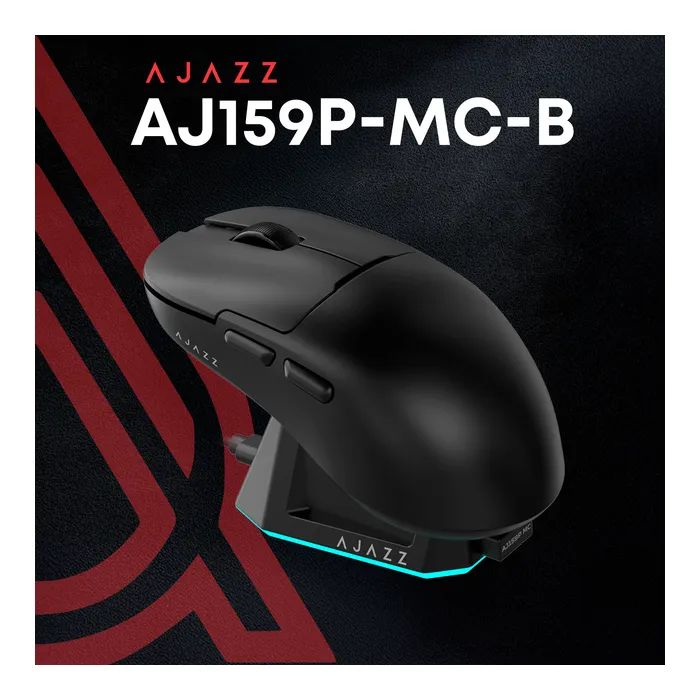 Мышка Ajazz AJ159P MC Wireless/Bluetooth/USB Charging Dock Black (AJ159P-MC-B) изображение 5