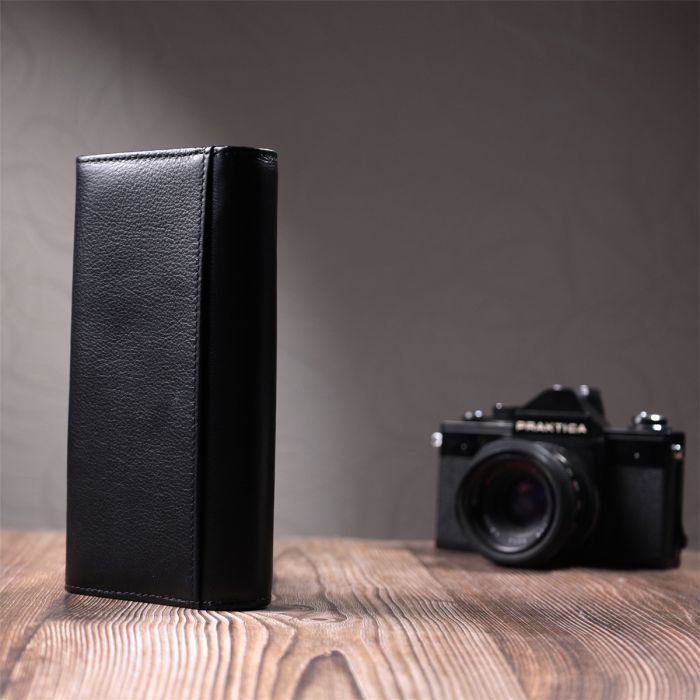 Гаманець ST Leather З натуральної шкіри Чорний (22696) зображення 10