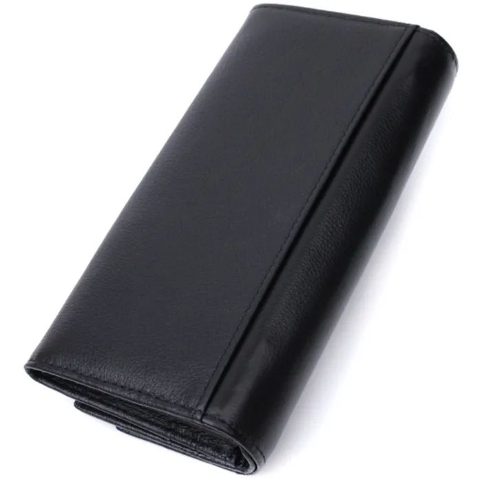 Гаманець ST Leather З натуральної шкіри Чорний (22696) зображення 2