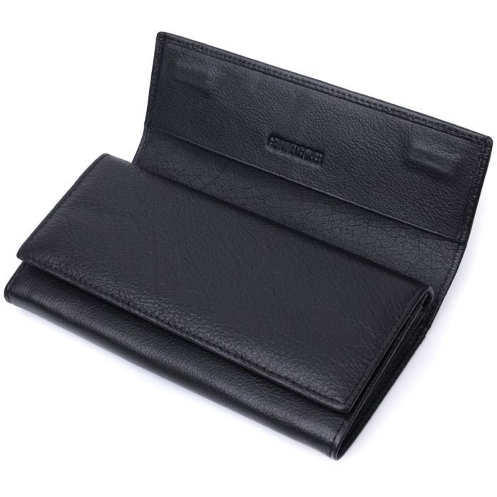 Гаманець ST Leather З натуральної шкіри Чорний (22696) зображення 5