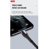 Дата кабель USB 2.0 AM to Lightning 1.0m 2A zinc alloy black XO (NB138-L-1-BK) изображение 4