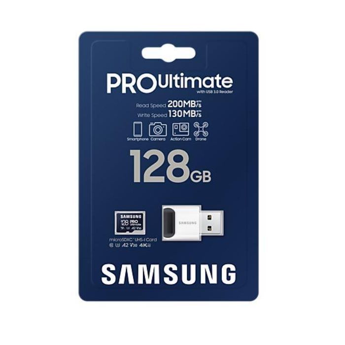 Карта пам'яті Samsung 128GB microSDXC class 10 UHS-I U3 V30 A2 Pro Ultimate (MB-MY128SB/WW) зображення 6