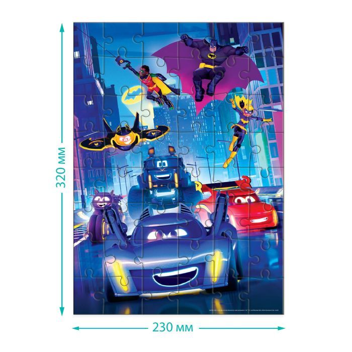 Пазл DoDo на 48 элементов Batwheels. Встречайте Бетколеса (200550) изображение 5