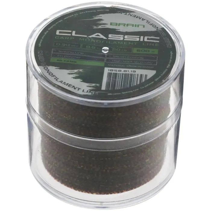 Волосінь Brain Classic Carp Line 3D (camo) 600m 0.35mm 25lb 10.7kg (1858.81.20) зображення 2