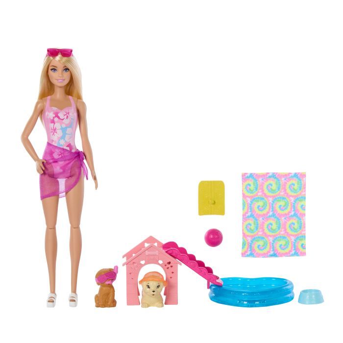 Лялька Barbie Басейн для цуценят (JBF35)