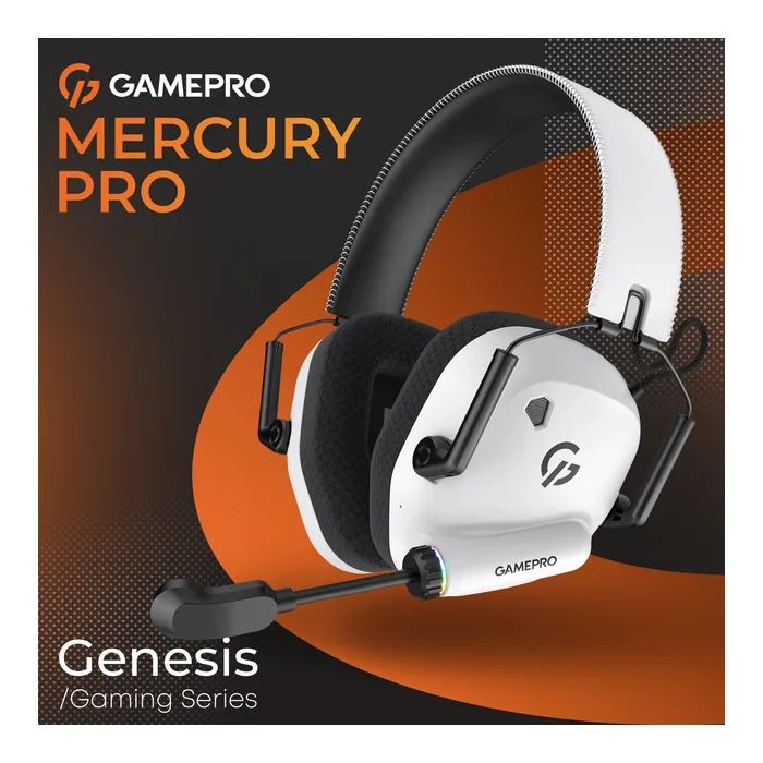 Навушники GamePro Genesis Mercury Pro 3-Mode White (HSW120W) зображення 6