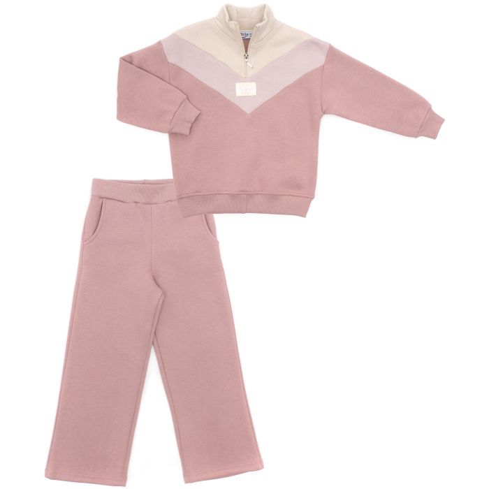 Спортивний костюм дитячий Smile на флісі (4233-122G-pink)