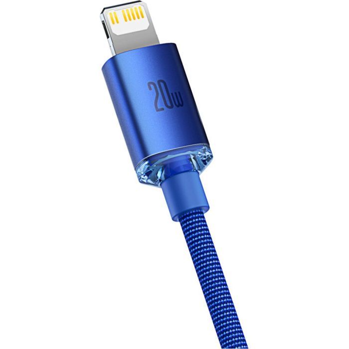 Дата кабель USB-C to Lightning 2.0m 20W blue Baseus (CAJY000303) изображение 3
