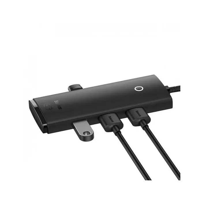 Концентратор Baseus USB 3.0 to 4xUSB 3.0 1.0m black (WKQX030101) изображение 2