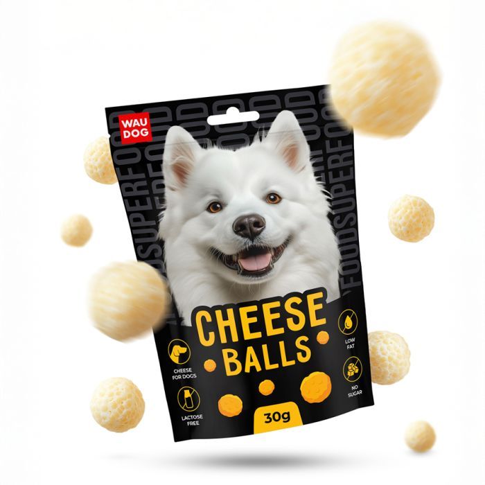 Лакомство для собак WAUDOG Treats Хрустящие творожные шарики 30 г (4460) изображение 3