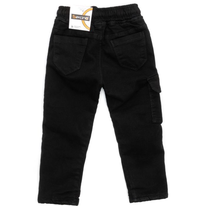 Джинсы детские Sercino утепленные (12532-122B-black) изображение 2