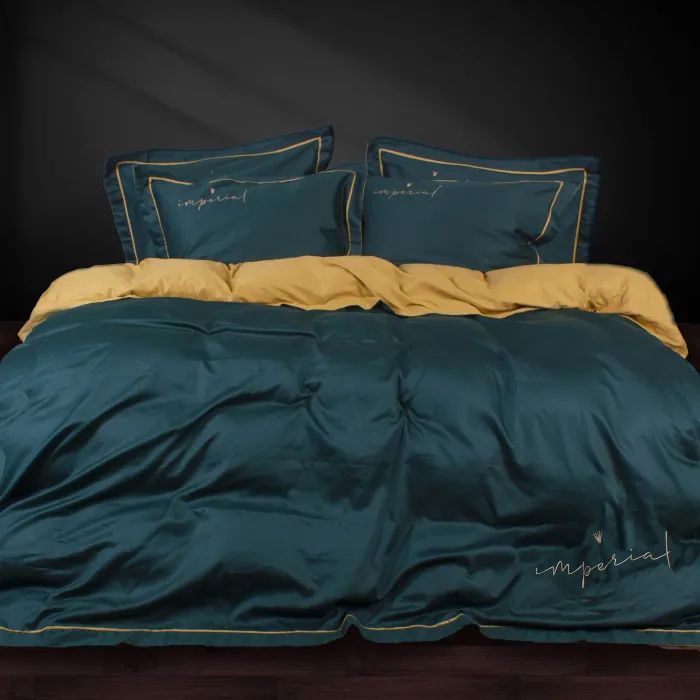 Постельное белье MirSon Сатин Imperial Satin Messina 175х210 двуспальный (2200007179084)