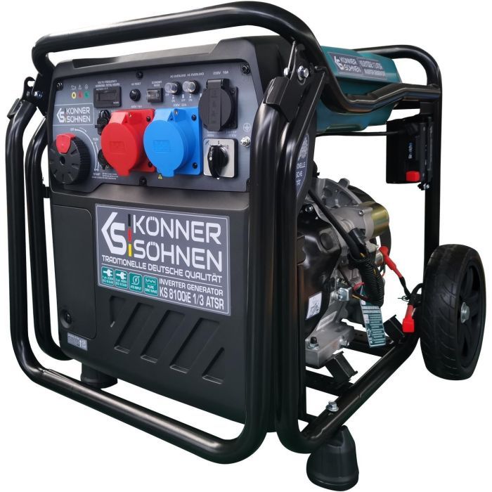 Генератор Konner&Sohnen інверторний KS 8100iE 1/3 ATSR, 230/400В, 8/8.5kW, АВР(ATS) електростартер (KS8100IE1/3ATSR)