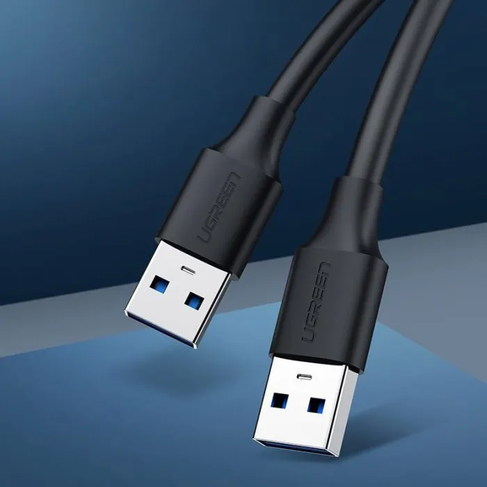 Дата кабель USB 2.0 AM/AM 1.0m black Ugreen (10309) зображення 10