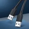 Дата кабель USB 2.0 AM/AM 1.0m black Ugreen (10309) зображення 10