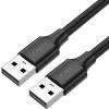 Дата кабель USB 2.0 AM/AM 1.0m black Ugreen (10309)
